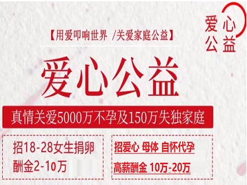 喀什捐卵助孕生子 爱心志愿者招募